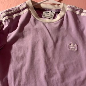 Purple adidas sweater